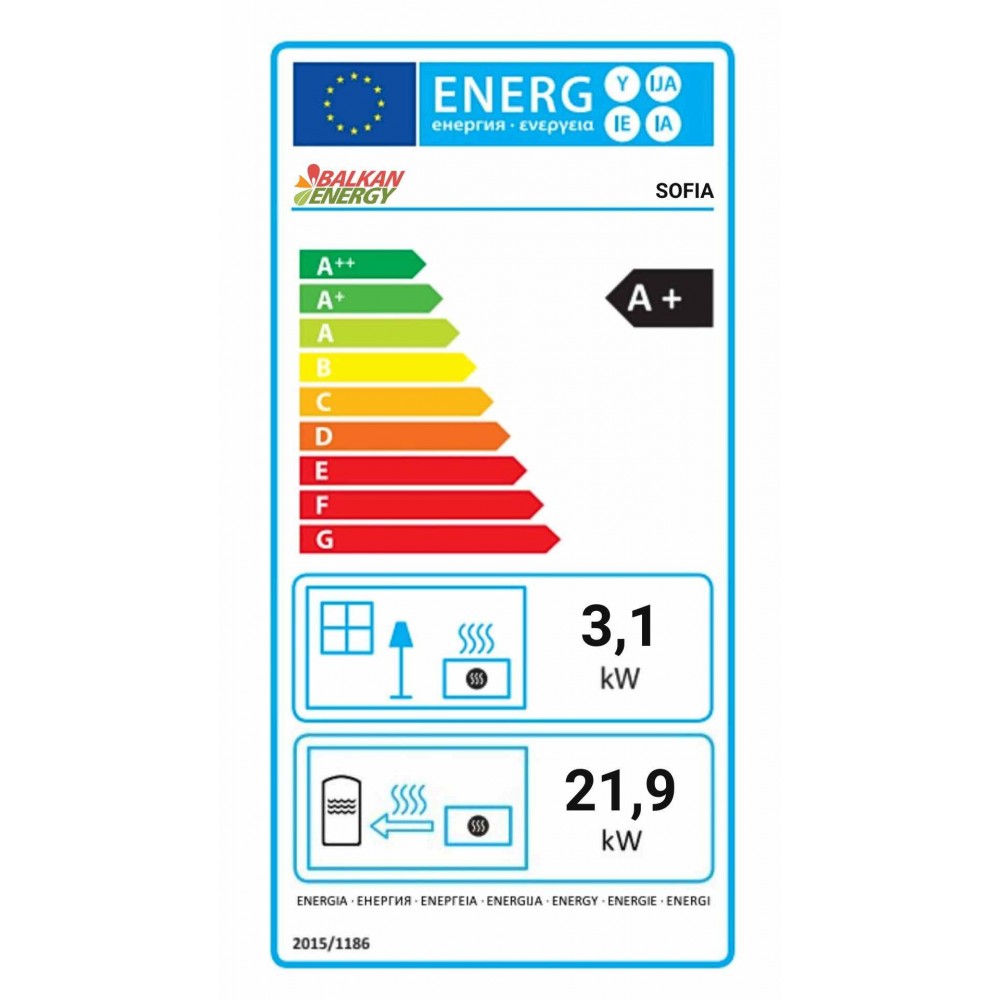 Υδραυλική Σόμπα pellet Balkan Energy Sofia, 25kW | Υδραυλικές Σόμπες Pellet | Σόμπες Pellet |