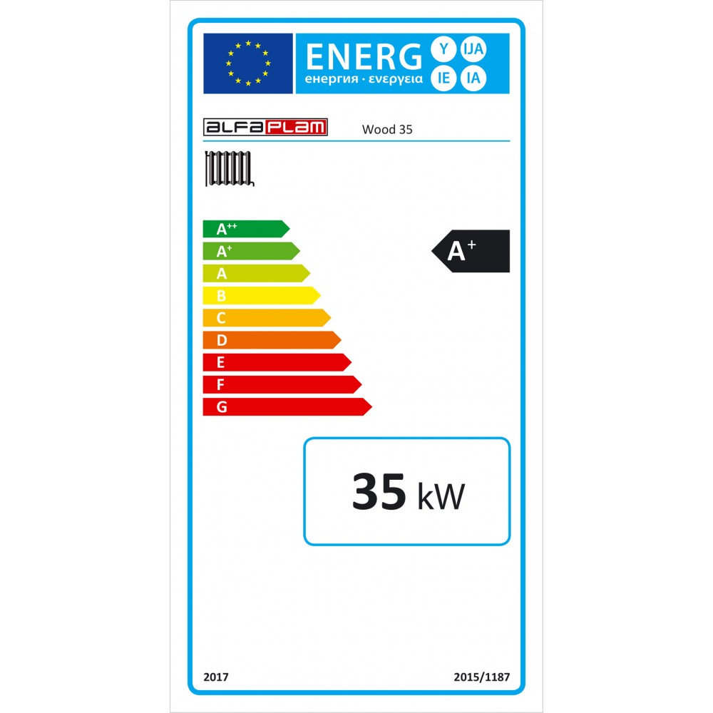 Λέβητας Ξύλου Alfa Plam Wood 35, 35kW | Λέβητες Ξύλου | Ξύλο |