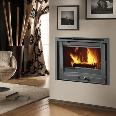 Ιταλικό μαντεμένιο τζάκι ξύλου La Nordica Inserto 70 H49 4.0 ventilato, 7.8kW - La Nordica