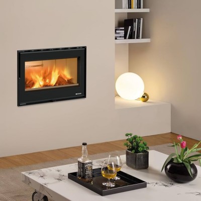 Ιταλικό μαντεμένιο τζάκι ξύλου La Nordica Inserto 70 Wide, 7.5kW - La Nordica