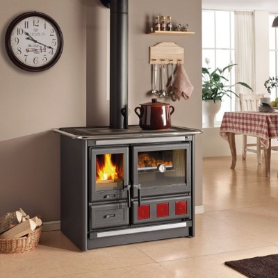 Ιταλική ξυλόσομπα κουζίνας La Nordica Rosa XXL 5.0, 11.0kW - Ιταλικές ξυλόσομπες και Ενεργειακά τζάκια