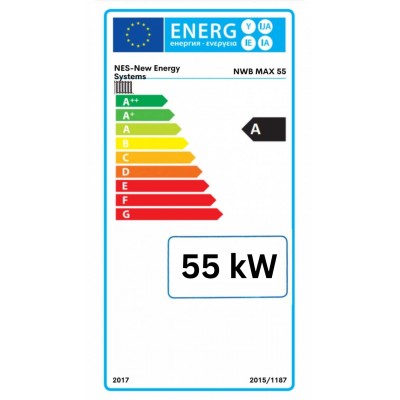 Λέβητας ξύλου BURNiT NWB MAX 55, 55kW - 