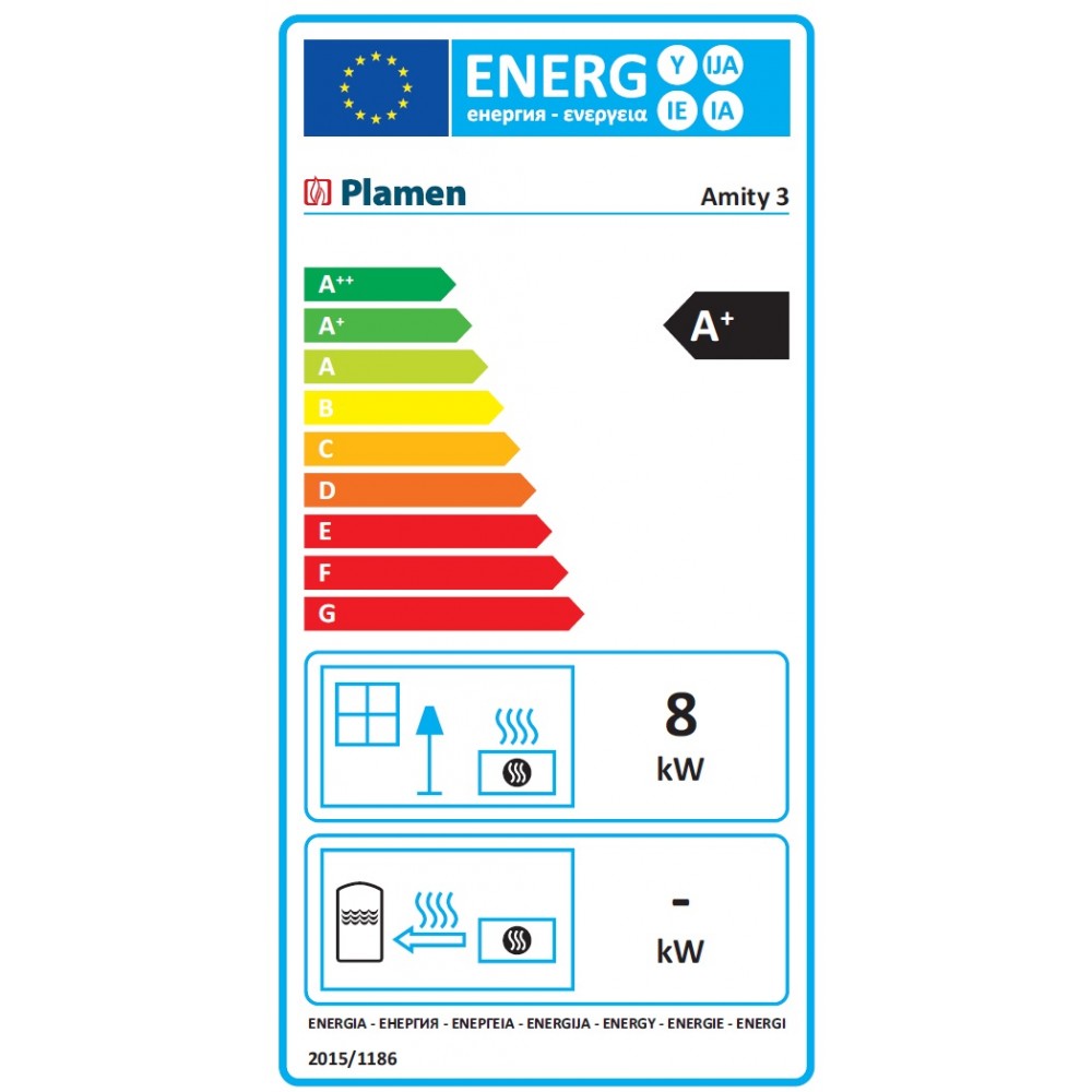 Σόμπα ξύλου Plamen Amity 3, 8kW | Σόμπες ξύλου | Ξυλόσομπες |