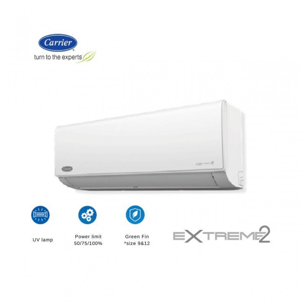 Inverter air conditioner Carrier Extreme2, 12000 BTU | Επίτοιχα κλιματιστικά | Κλιματιστικά |